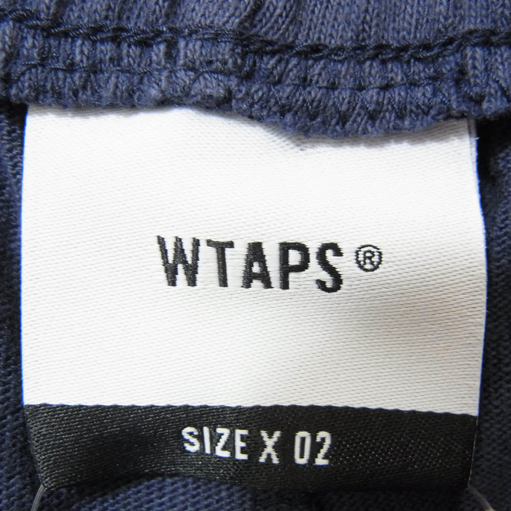 WTAPS ダブルタップス 21SS 211ATDT-CSM33 CRIBS SHORTS コットン ショート パンツ ネイビー系 X02【新古品】【未使用】【中古】