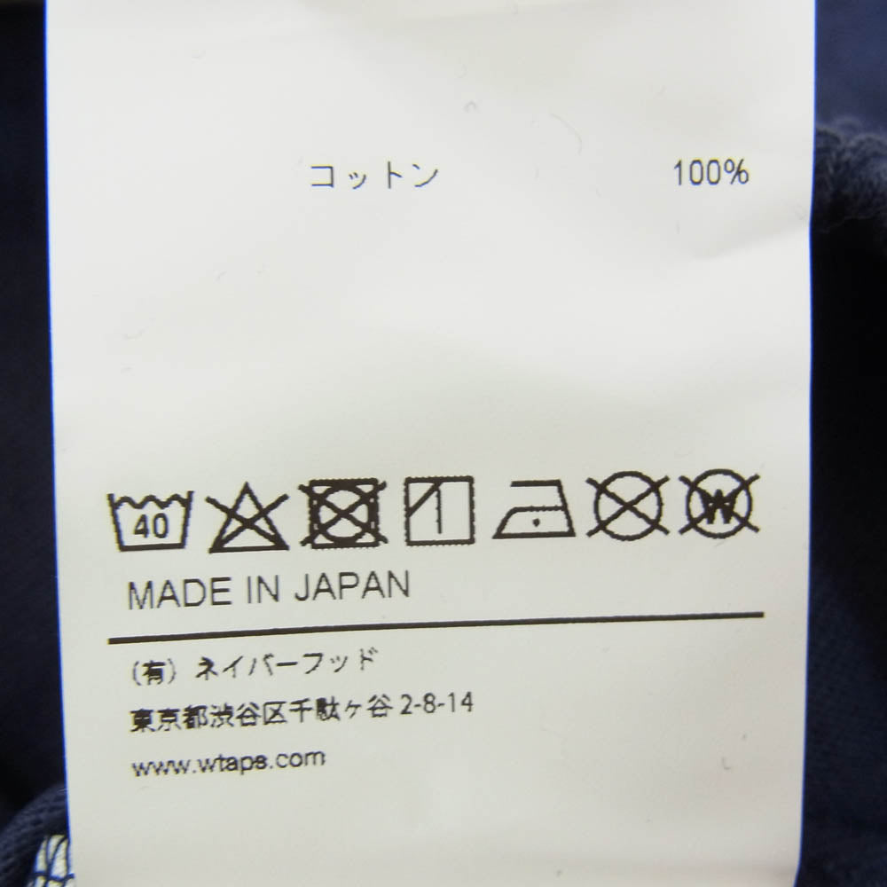 WTAPS ダブルタップス 21SS 211ATDT-CSM33 CRIBS SHORTS コットン ショート パンツ ネイビー系 X02【新古品】【未使用】【中古】