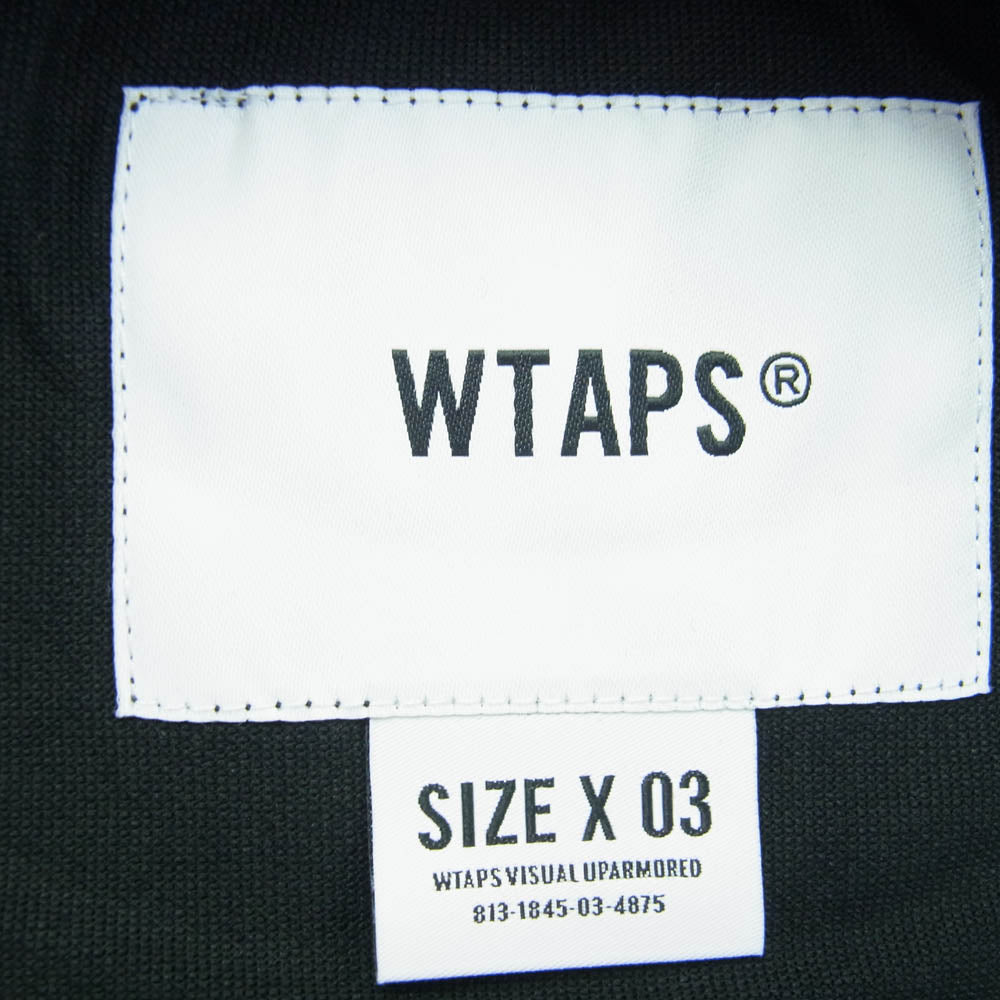 WTAPS ダブルタップス 22SS 221ATDT-CSM14 LLW/SS/COPO.COOLMAX LONG LIVE WTAPS ショートスリーブ クールマックス 半袖 Tシャツ カットソー ブラック系 3【新古品】【未使用】【中古】