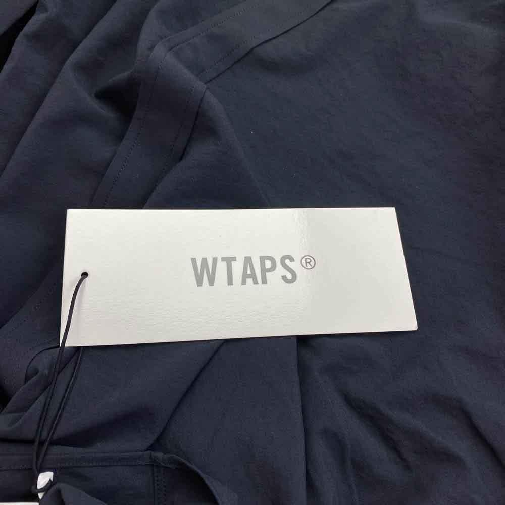 WTAPS ダブルタップス 23SS 231GWDT-SHM02 TRENCH LS POLY. BROADCLOTH トレンチ ブロードクロス 長袖 シャツ ネイビー ネイビー系 X 03【美品】【中古】