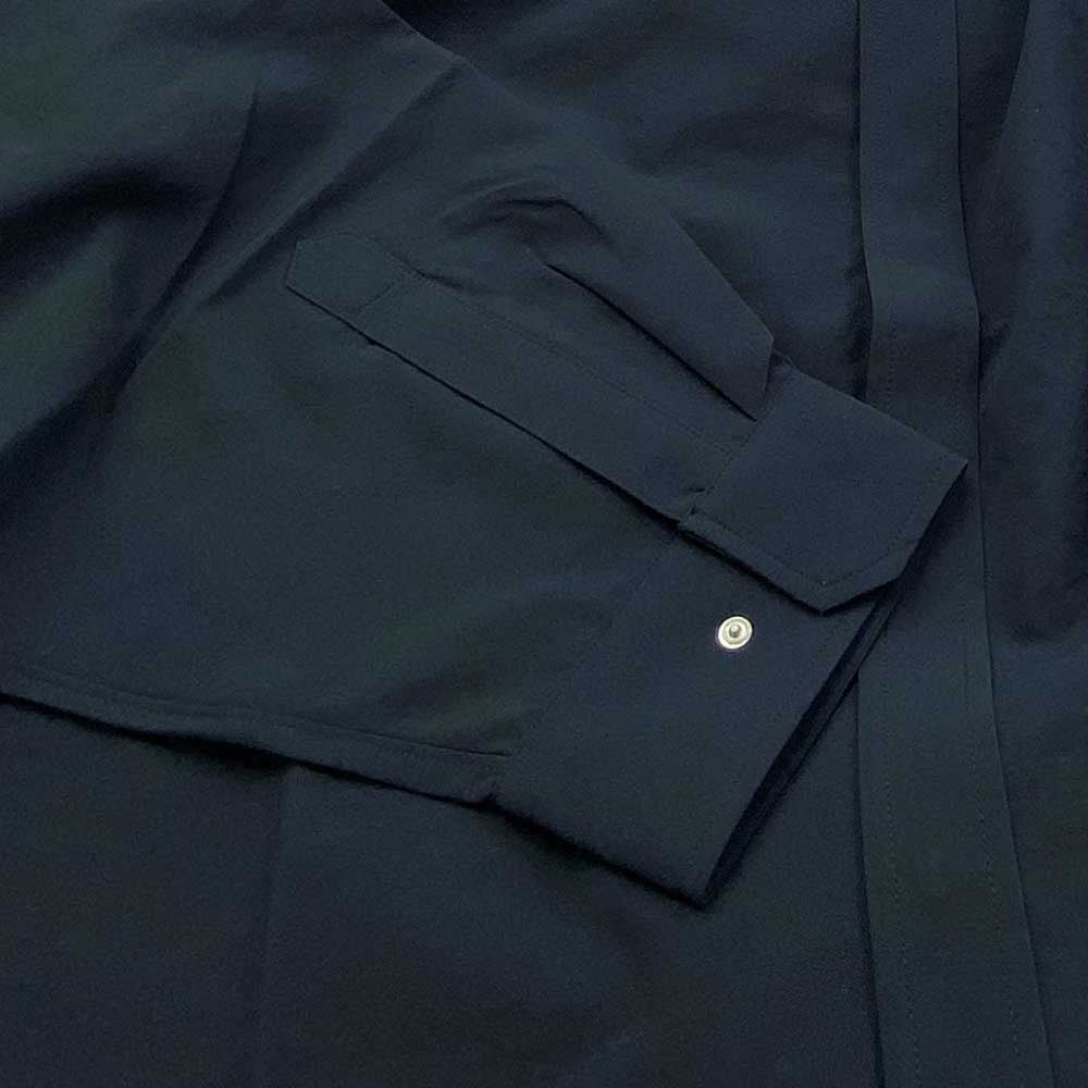 WTAPS ダブルタップス 23SS 231GWDT-SHM02 TRENCH LS POLY. BROADCLOTH トレンチ ブロードクロス 長袖 シャツ ネイビー ネイビー系 X 03【美品】【中古】