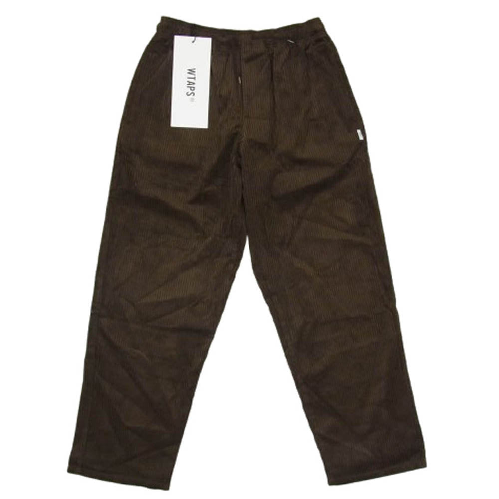 WTAPS ダブルタップス 20AW 202BRDT-PTM04 CHEF TROUSERS COTTON. CORDUROY シェフ トラウザーズ コットン コーデュロイ パンツ ブラウン系 X01【新古品】【未使用】【中古】