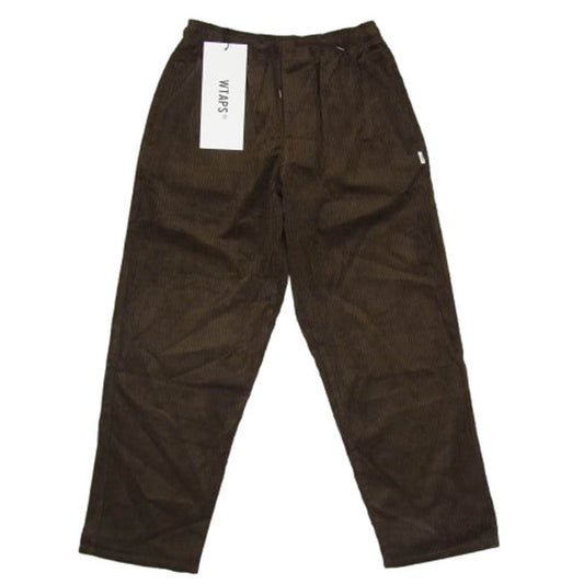 WTAPS ダブルタップス 20AW 202BRDT-PTM04 CHEF TROUSERS COTTON. CORDUROY シェフ トラウザーズ コットン コーデュロイ パンツ ブラウン系 X01【新古品】【未使用】【中古】