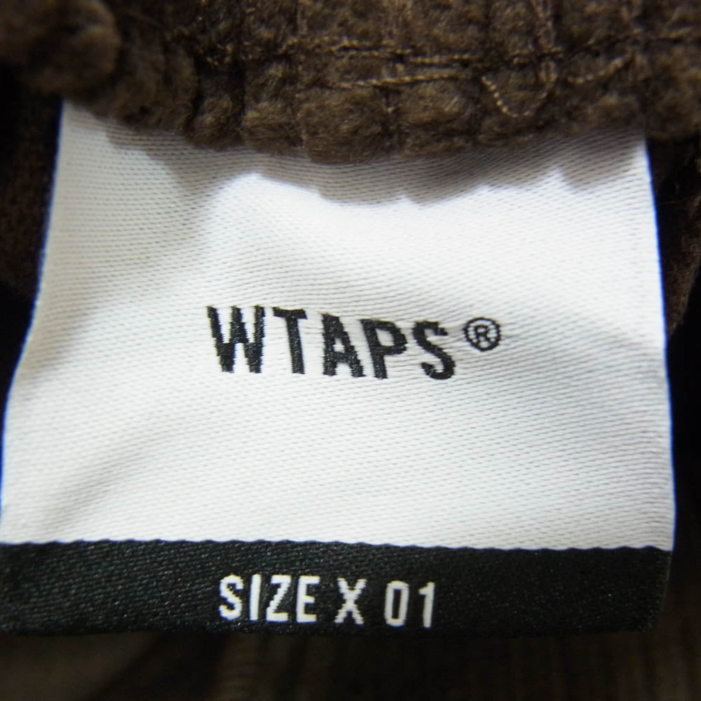 WTAPS ダブルタップス 20AW 202BRDT-PTM04 CHEF TROUSERS COTTON. CORDUROY シェフ トラウザーズ コットン コーデュロイ パンツ ブラウン系 X01【新古品】【未使用】【中古】