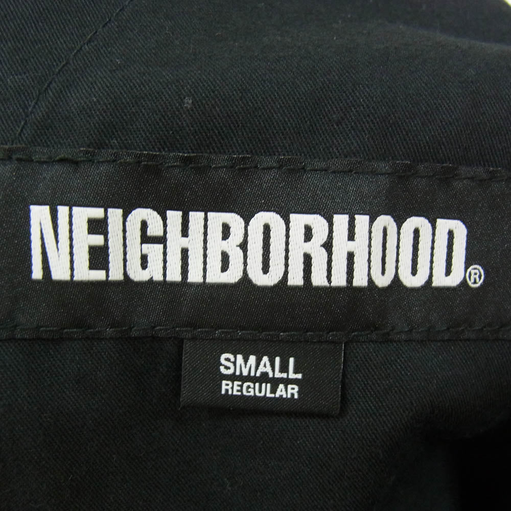 NEIGHBORHOOD ネイバーフッド 23SS 231YTNH-PTM04 WIDE CARGO SHORT PANTS ジップフライ コットン ワイド カーゴ  ハーフ ショート パンツ ブラック系 S【極上美品】【中古】