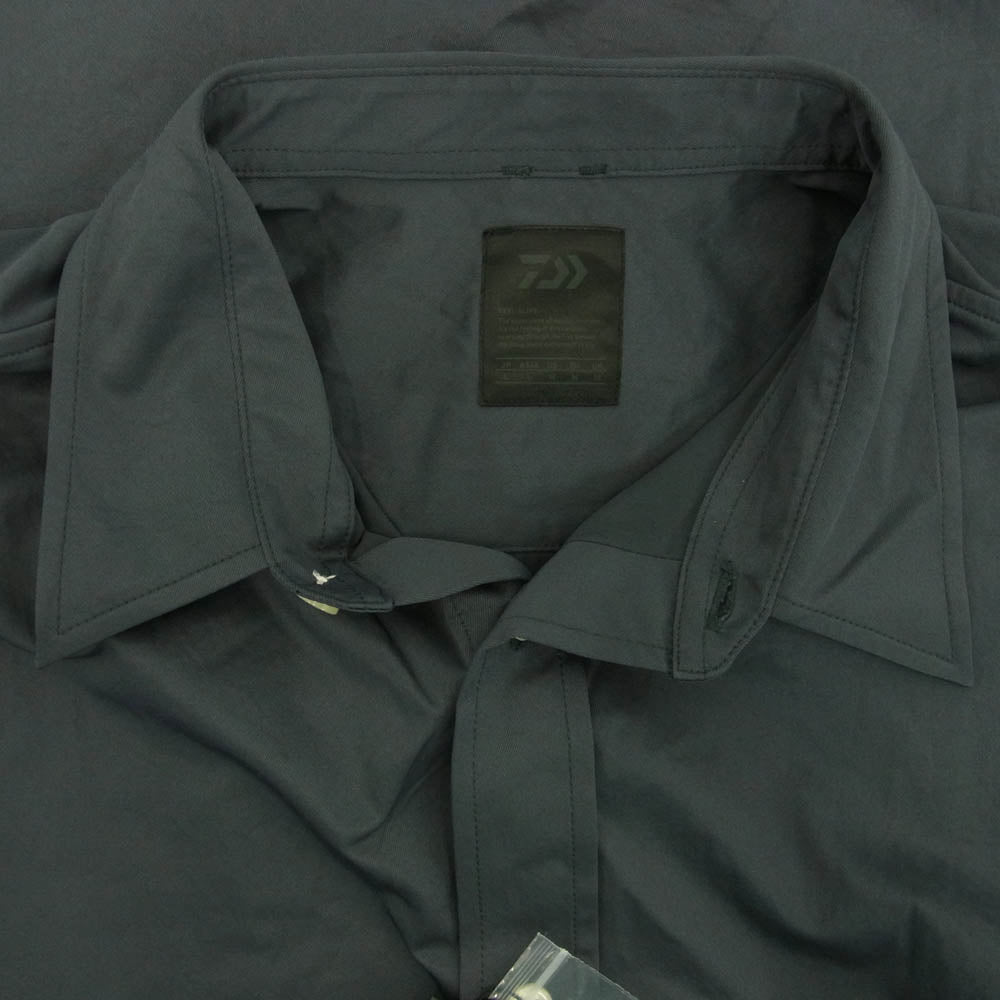 DAIWA PIER39 ダイワピア BE-87022 Tech Regular Collar LS Shirts テック レギュラー カラー 長袖 シャツ グリーン系 L【極上美品】【中古】