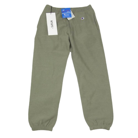 WTAPS ダブルタップス C8-U216 × Champion チャンピオン リバースウィーブ スウェット パンツ オリーブドラブ カーキ系 L【新古品】【未使用】【中古】