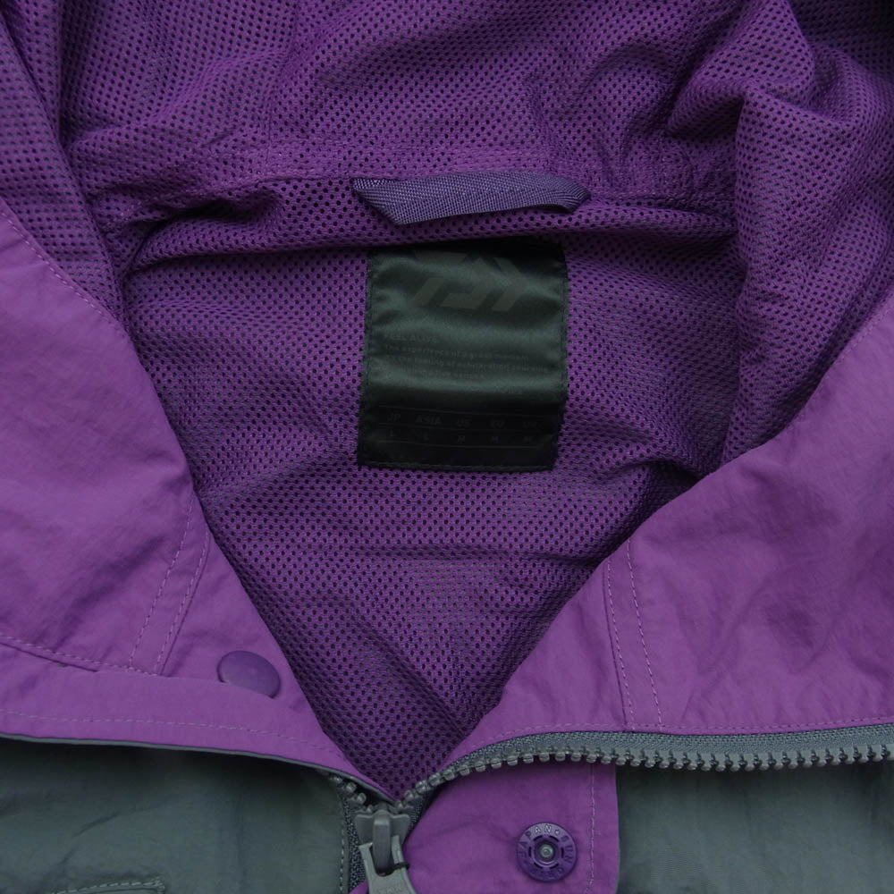 DAIWA PIER39 ダイワピア BJ-28022W TECH WADING PARKA ジップアップ フーデッド ナイロン ジャケット チャコール系 L【極上美品】【中古】