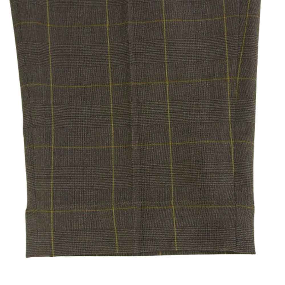 WTAPS ダブルタップス 20SS 201BRDT-PTM07 TUCK TROUSERS RAPO WEATHER TEXTILE タック トラウザーズ パンツ ブラウン系 01【新古品】【未使用】【中古】