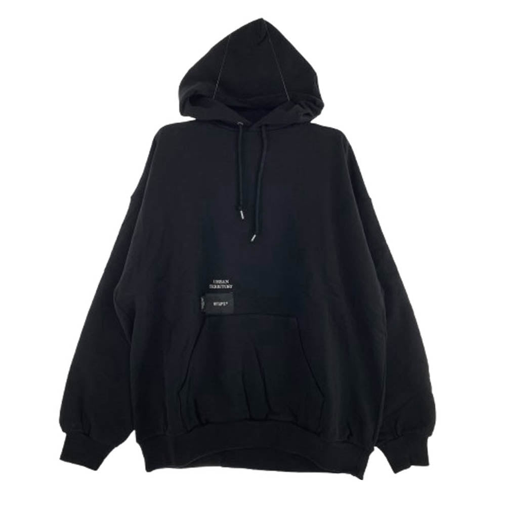 WTAPS ダブルタップス 22AW 222ATDT-HPM03S CROSS BONES HOODY COTTON クロスボーン オーバーサイズ プルオーバー スウェット パーカー ブラック ブラック系 4【新古品】【未使用】【中古】