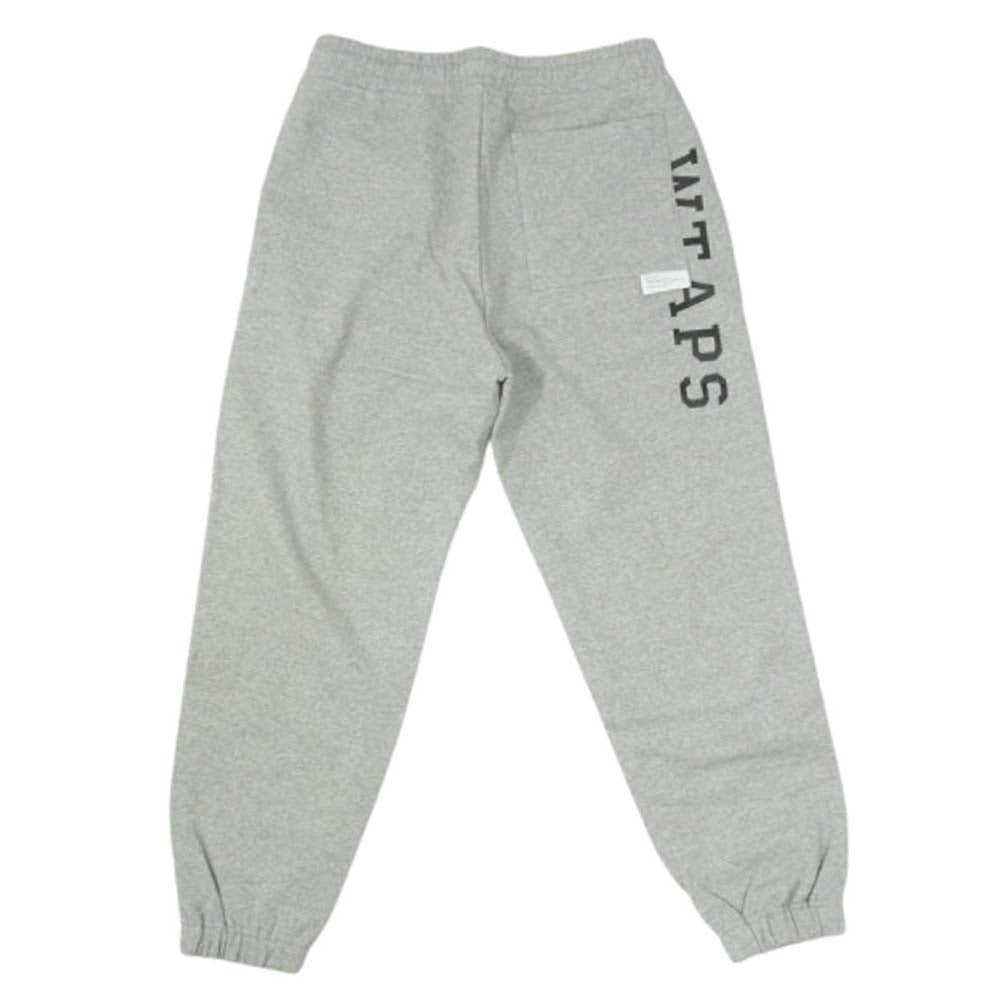 WTAPS ダブルタップス 23SS 231ATDT-CSM04 DESIGN/TROUSERS/COTTON.COLLEGE デザイン トラウザーズ コットン カレッジ スウェット パンツ グレー系 1【新古品】【未使用】【中古】