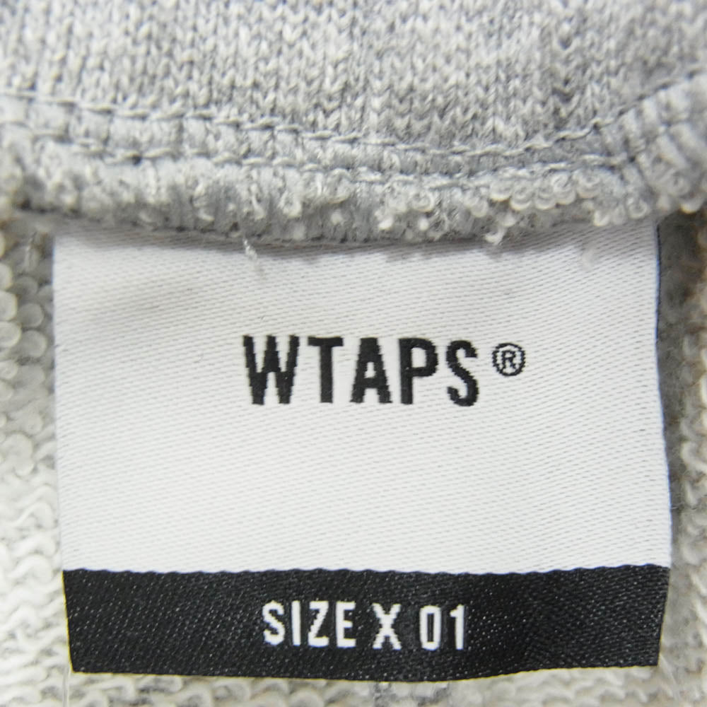 WTAPS ダブルタップス 23SS 231ATDT-CSM04 DESIGN/TROUSERS/COTTON.COLLEGE デザイン トラウザーズ コットン カレッジ スウェット パンツ グレー系 1【新古品】【未使用】【中古】