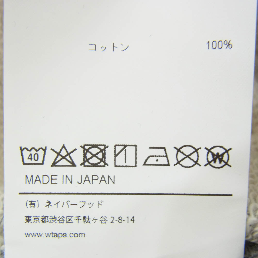 WTAPS ダブルタップス 23SS 231ATDT-CSM04 DESIGN/TROUSERS/COTTON.COLLEGE デザイン トラウザーズ コットン カレッジ スウェット パンツ グレー系 1【新古品】【未使用】【中古】