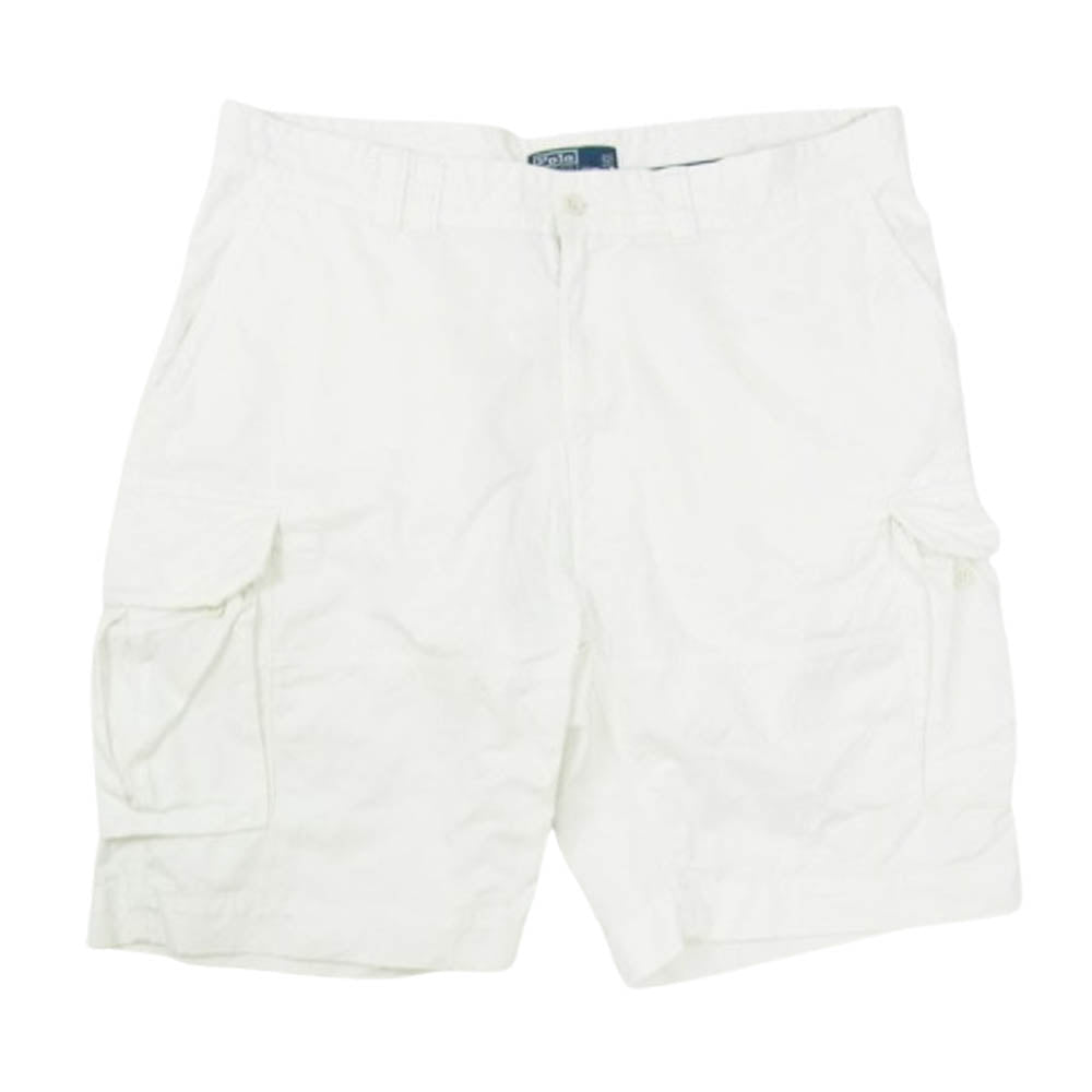 POLO RALPH LAUREN ポロ・ラルフローレン コットン カーゴ チノ ショーツ ホワイト系 42【中古】