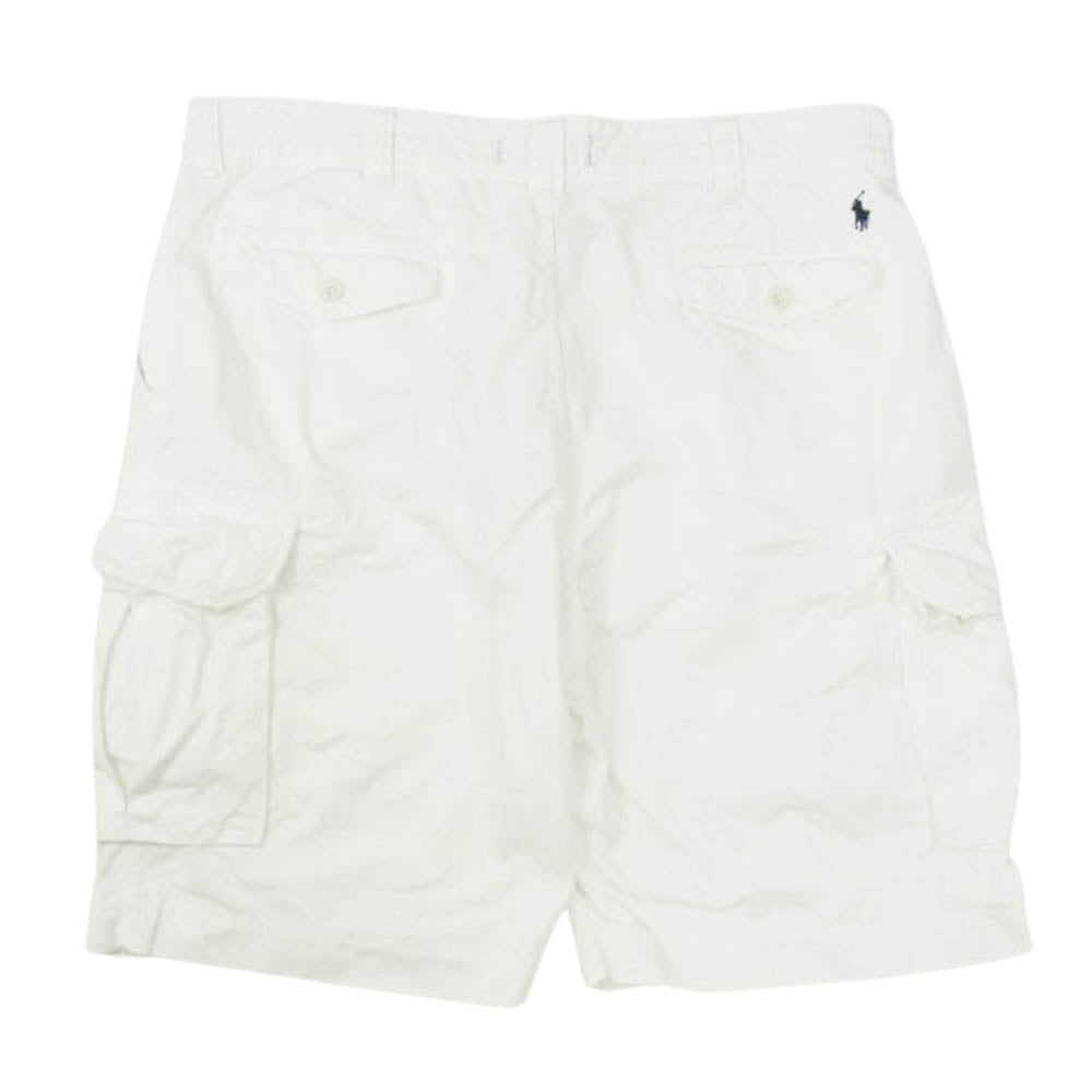 POLO RALPH LAUREN ポロ・ラルフローレン コットン カーゴ チノ ショーツ ホワイト系 42【中古】