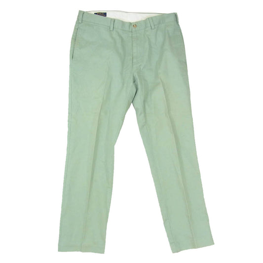 POLO RALPH LAUREN ポロ・ラルフローレン カラー チノ パンツ ポロチノ ライトグリーン系 34【中古】