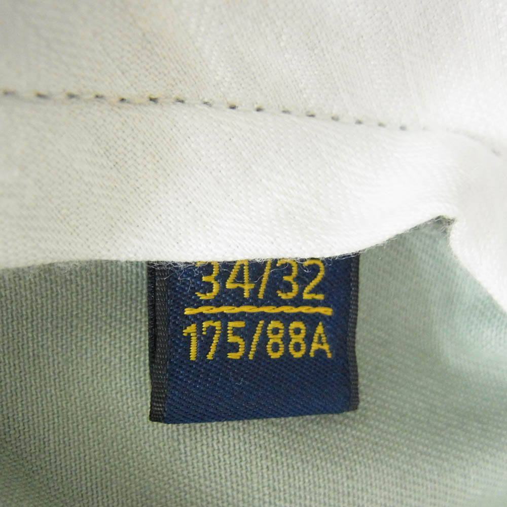 POLO RALPH LAUREN ポロ・ラルフローレン カラー チノ パンツ ポロチノ ライトグリーン系 34【中古】