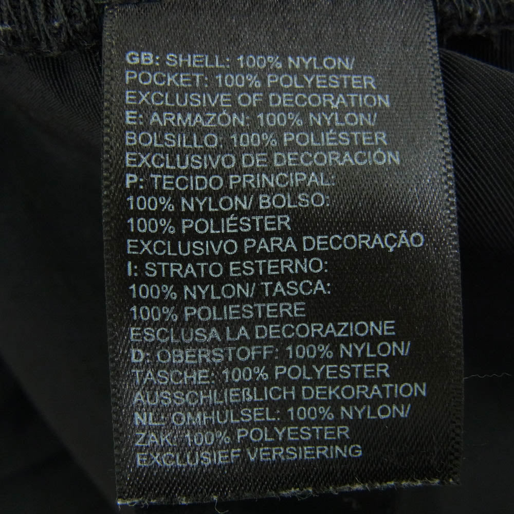 THE NORTH FACE ノースフェイス ロゴ 刺繍 ナイロン パンツ ブラック系 XXL【中古】