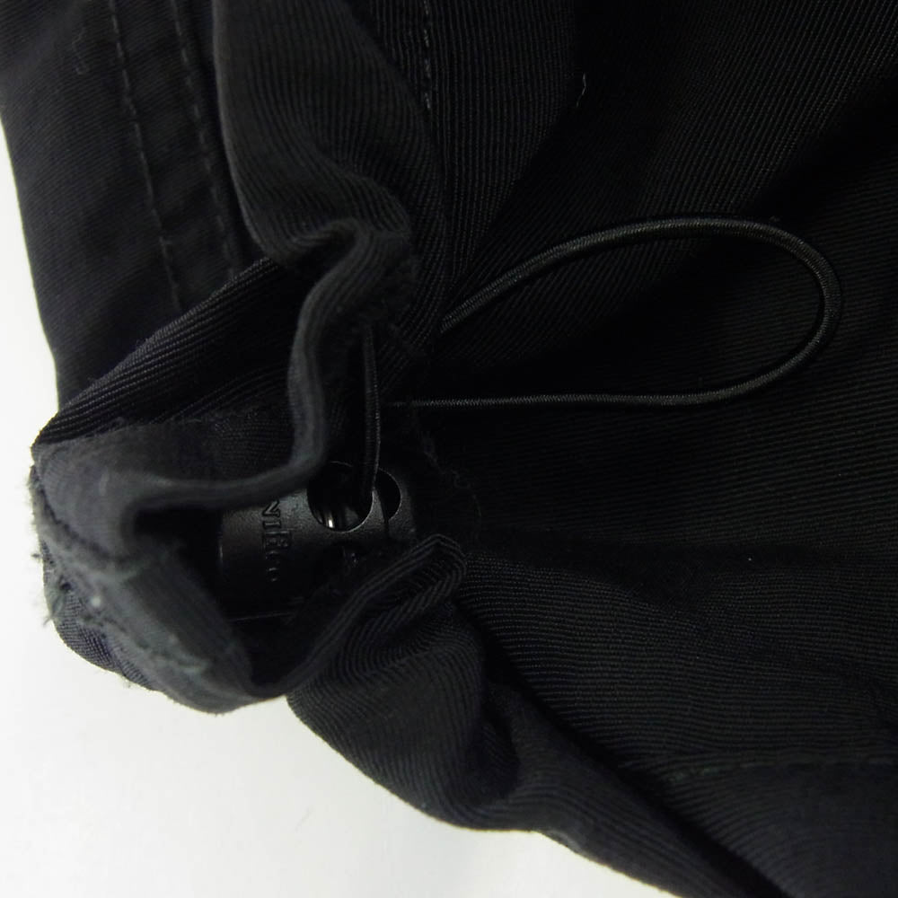 THE NORTH FACE ノースフェイス ロゴ 刺繍 ナイロン パンツ ブラック系 XXL【中古】