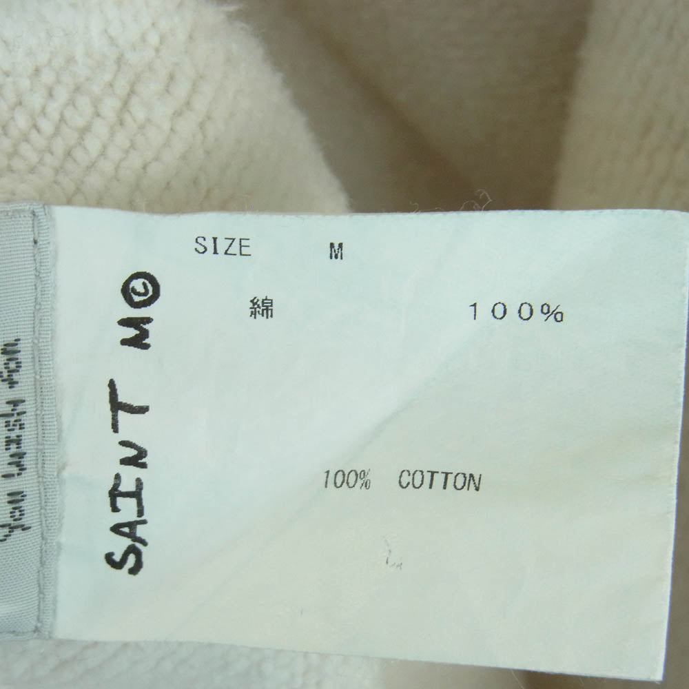 SAINT MICHAEL セントマイケル 21SS SM-S21-0000-030 SWEAT SHORTS heart スウェット ショーツ ショート パンツ ホワイト系 レッド系 M【中古】