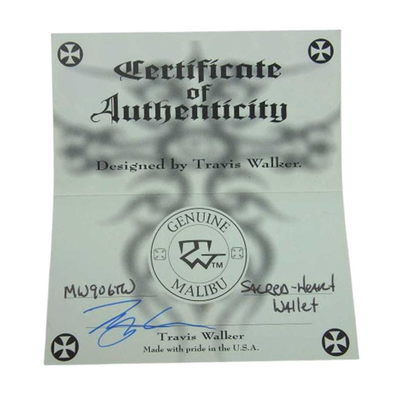 TRAVIS WALKER トラヴィスワーカー ハートトライバル インレイ