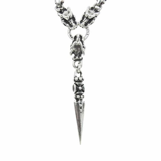 TRAVIS WALKER トラヴィスワーカー ギャランティ付属 バイオフック 13ミートリンク 3ガーゴイル ダガー 2スカル カスタム ウォレットチェーン シルバー系【中古】