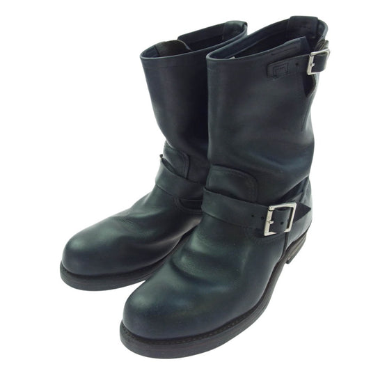 RED WING レッドウィング 9085 11inch Engineer 11インチ エンジニア ブーツ ブラック系 9D【中古】