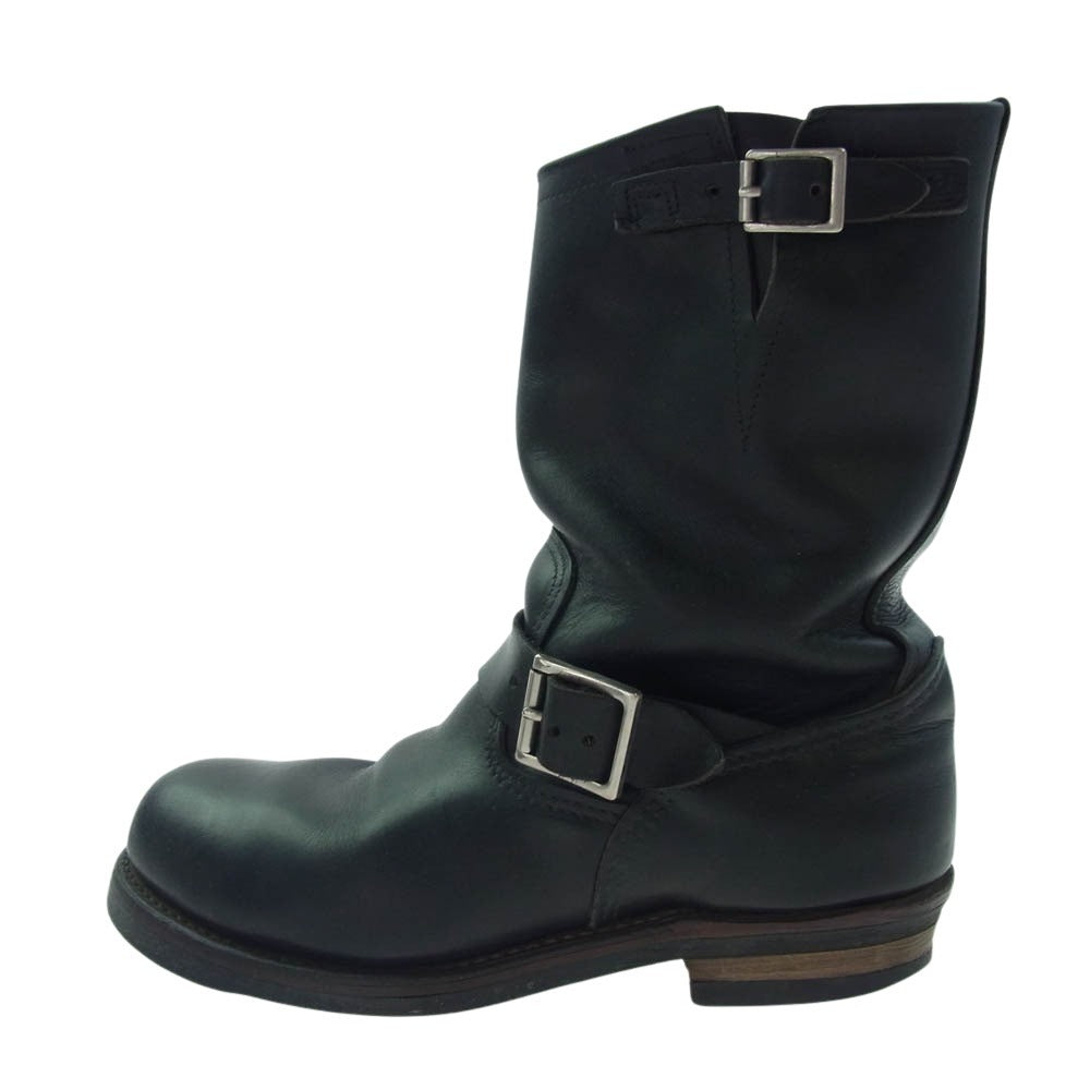 RED WING レッドウィング 9085 11inch Engineer 11インチ エンジニア ブーツ ブラック系 9D【中古】