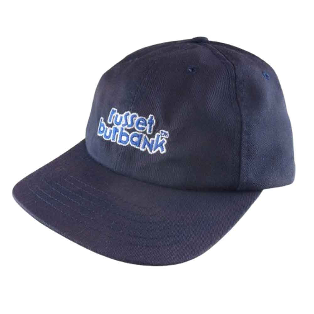 ラセットバーバンク Dad Cap 刺繍 ロゴ キャップ ネイビー系【中古】