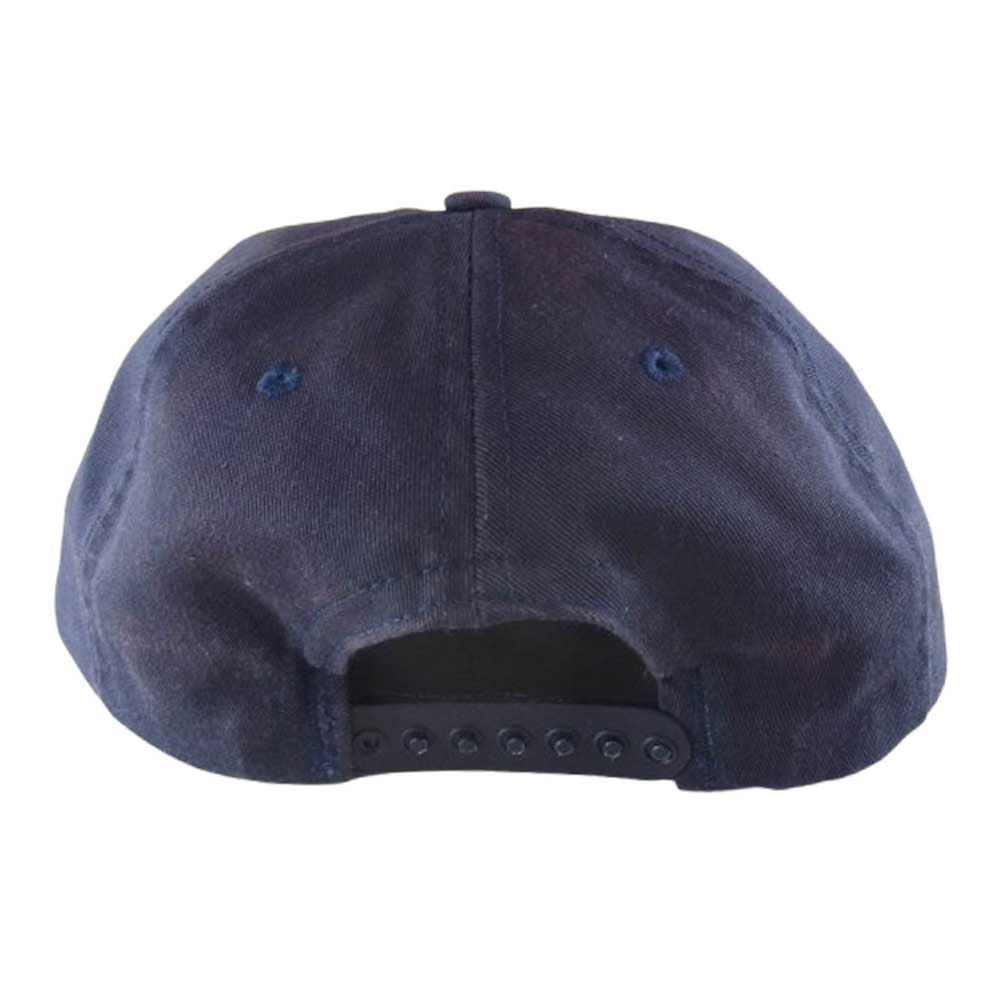ラセットバーバンク Dad Cap 刺繍 ロゴ キャップ ネイビー系【中古】