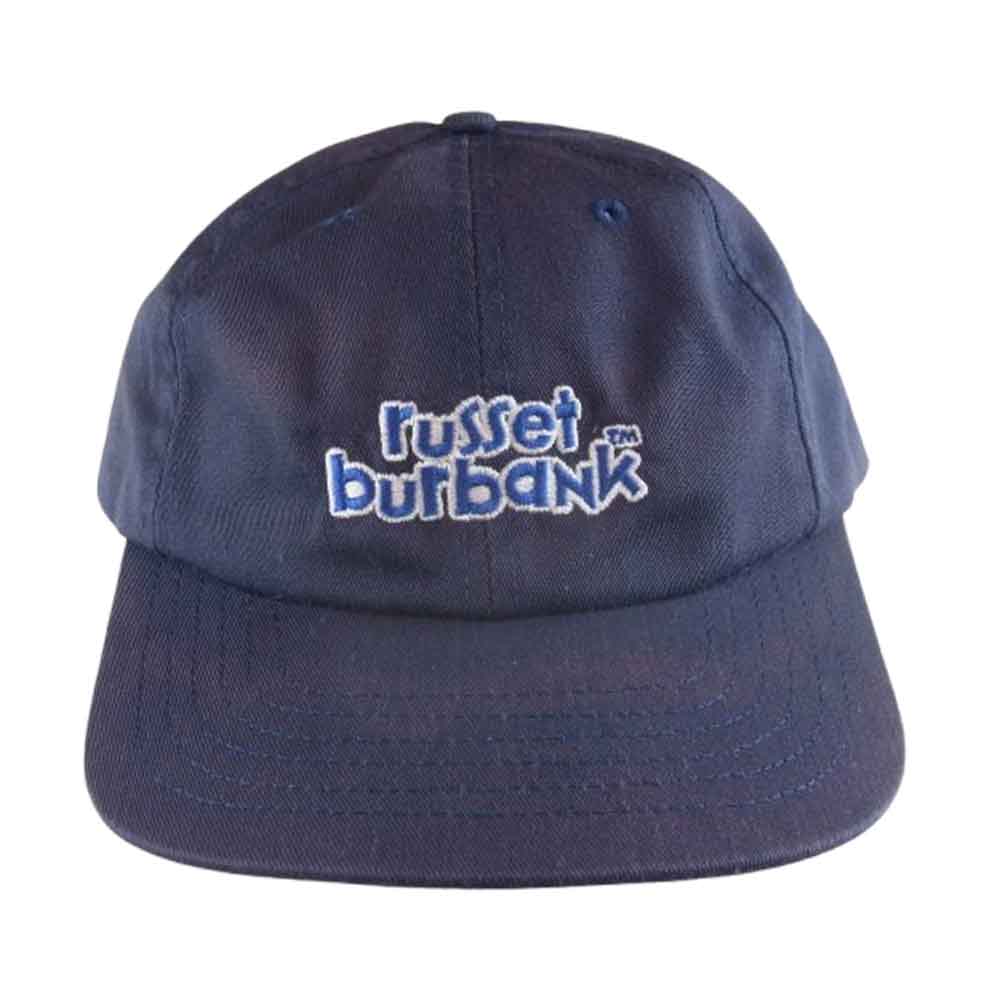 ラセットバーバンク Dad Cap 刺繍 ロゴ キャップ ネイビー系【中古】