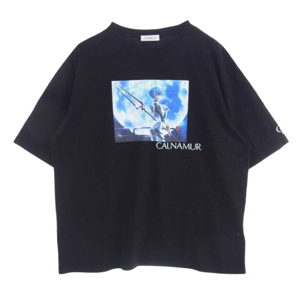 カルナムール 25SS 592422740701-01 × EVANGELION エヴァンゲリオン REI 綾波 澪レイ プリント 半袖 Tシャツブラック系 XL ブラック系 XL【中古】