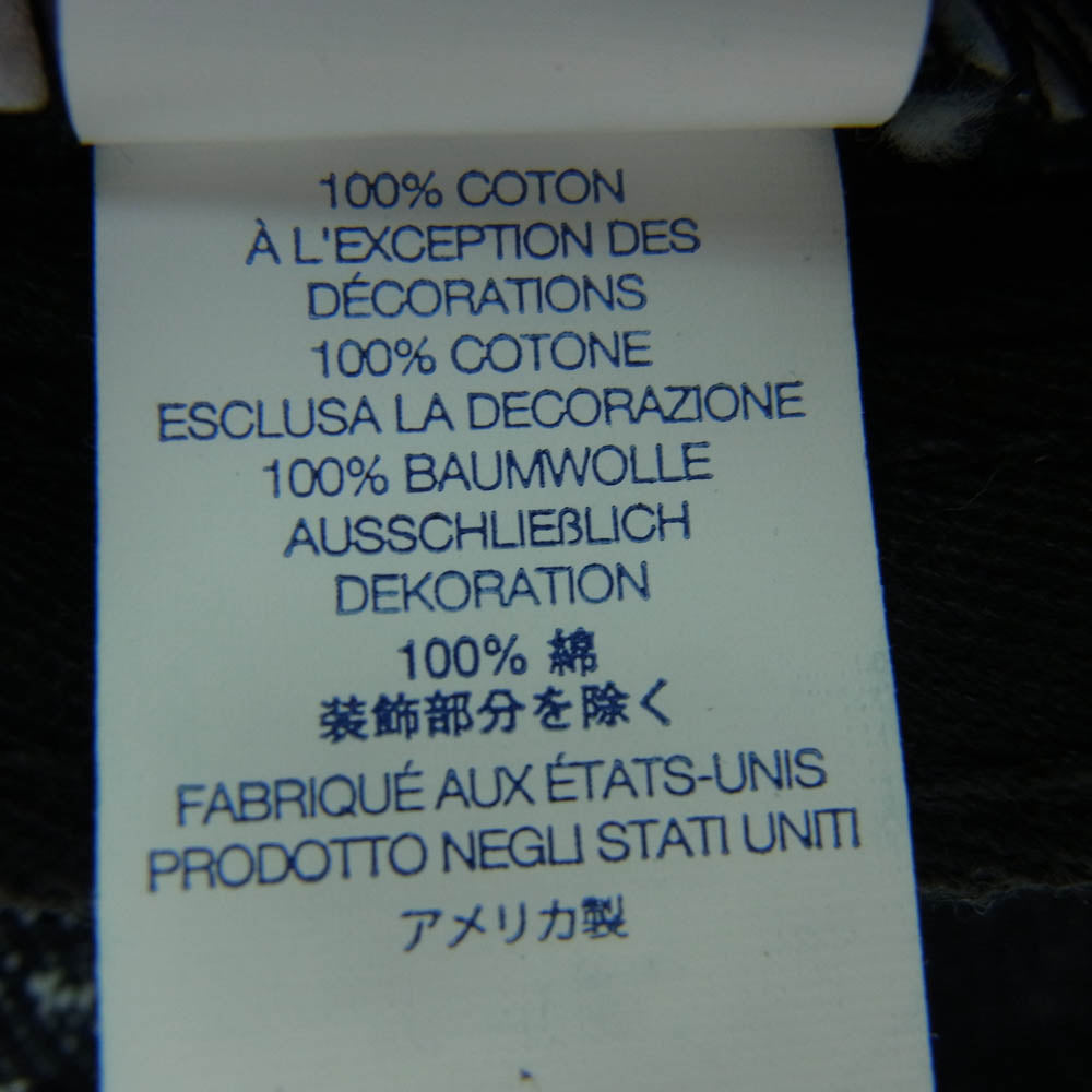 Supreme シュプリーム 25SS Bandana Jacquard Denim Camp Cap バンダナ ジャガード デニム ボックスロゴ キャンプ キャップ インディゴブルー系【中古】