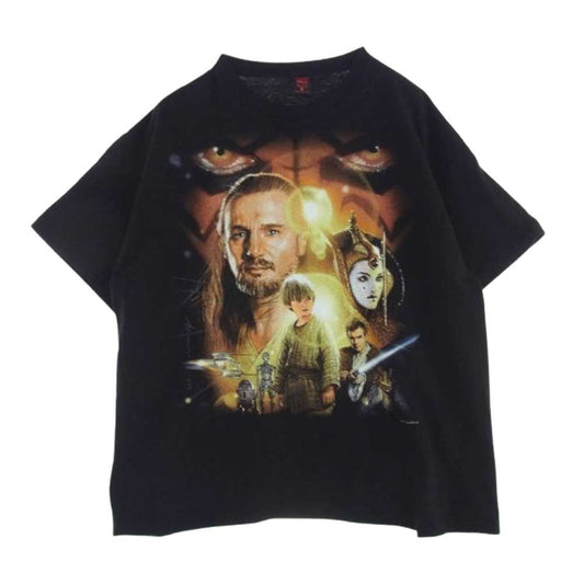 GEEKS RULE ギークスルール × Star Wars The Phantom Menace Episode I スター・ウォーズ ザ ファントム メナス エピソード1 半袖 プリント Tシャツ TEE ブラック系 XXL ブラック系 XXL【中古】