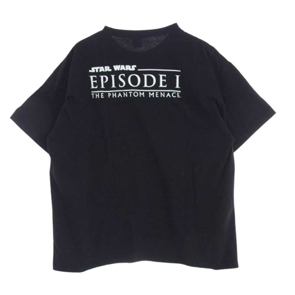 GEEKS RULE ギークスルール × Star Wars The Phantom Menace Episode I スター・ウォーズ ザ ファントム メナス エピソード1 半袖 プリント Tシャツ TEE ブラック系 XXL ブラック系 XXL【中古】