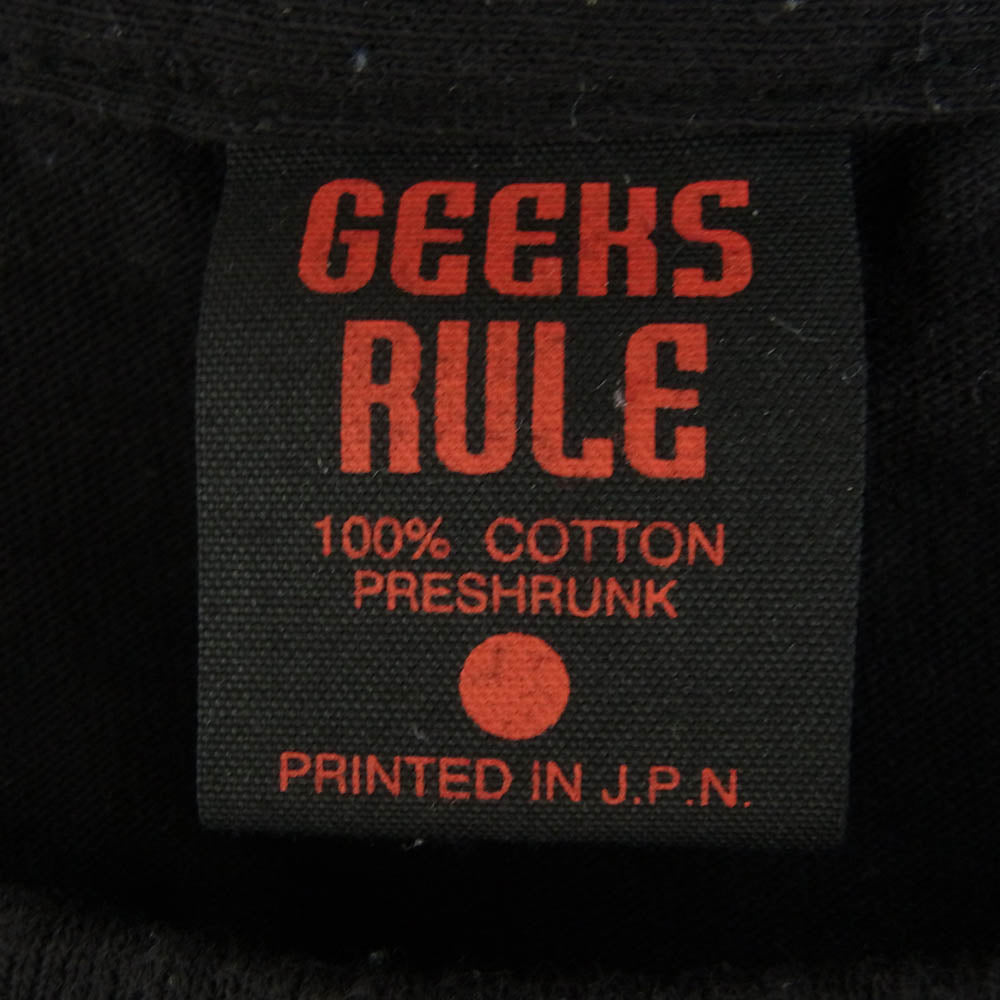 GEEKS RULE ギークスルール × Star Wars The Phantom Menace Episode I スター・ウォーズ ザ ファントム メナス エピソード1 半袖 プリント Tシャツ TEE ブラック系 XXL ブラック系 XXL【中古】