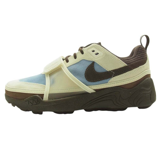 NIKE ナイキ 25SS HQ3072-400 Travis Scott Zoom Field Jaxx Pale Ivory and Leche Blue トラヴィススコット ズームフィールドジャックス ペールアイボリー アンド レチェブルー スニーカー 26.5cm【新古品】【未使用】【中古】