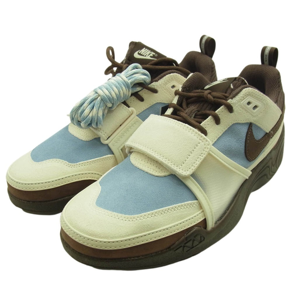 NIKE ナイキ 25SS HQ3072-400 Travis Scott Zoom Field Jaxx Pale Ivory and Leche Blue トラヴィススコット ズームフィールドジャックス ペールアイボリー アンド レチェブルー スニーカー 26.5cm【新古品】【未使用】【中古】