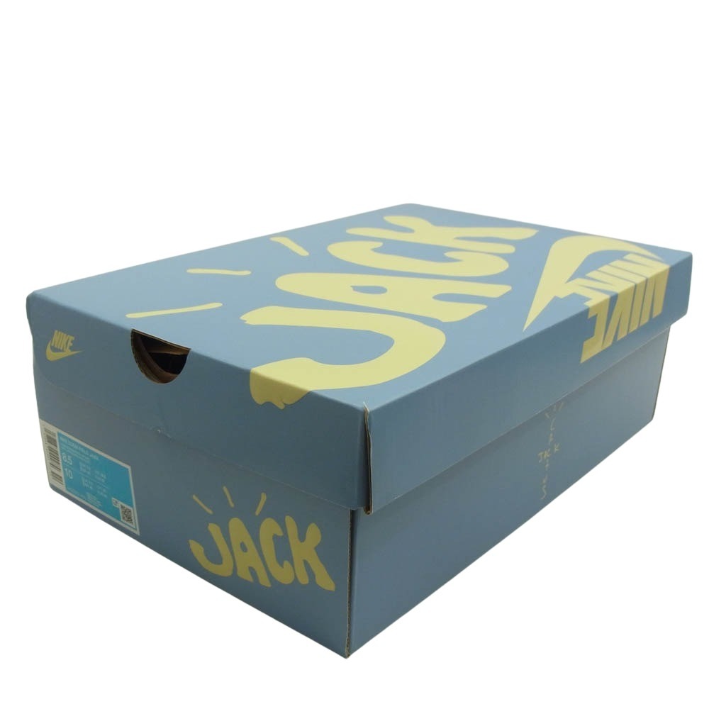 NIKE ナイキ 25SS HQ3072-400 Travis Scott Zoom Field Jaxx Pale Ivory and Leche Blue トラヴィススコット ズームフィールドジャックス ペールアイボリー アンド レチェブルー スニーカー 26.5cm【新古品】【未使用】【中古】