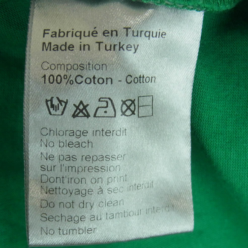 DIOR HOMME ディオールオム 09SS 9E3366520107 LETS ROCK TEE 半袖 Tシャツ コットン トルコ製 グリーン系 S【中古】