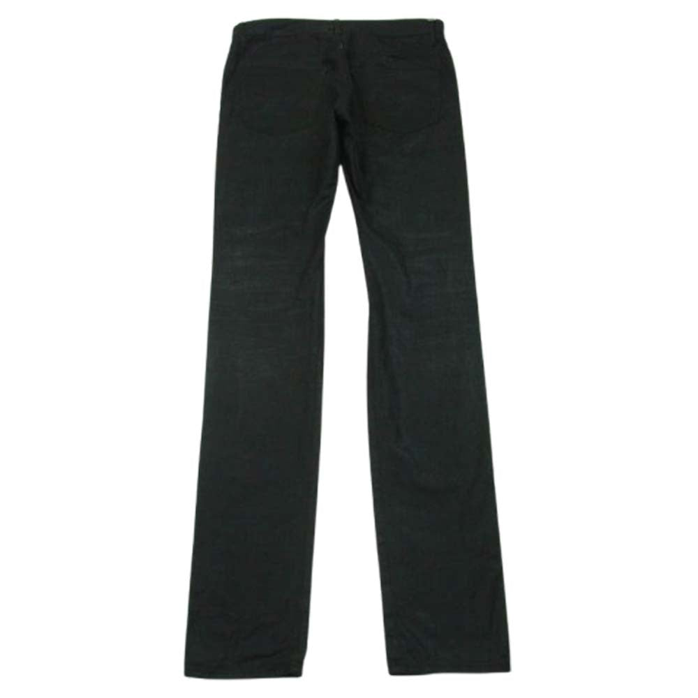 DIOR HOMME ディオールオム 07AW エディ期 コーティング 加工 デニム パンツ コットン 日本製 ブラック系 27【中古】