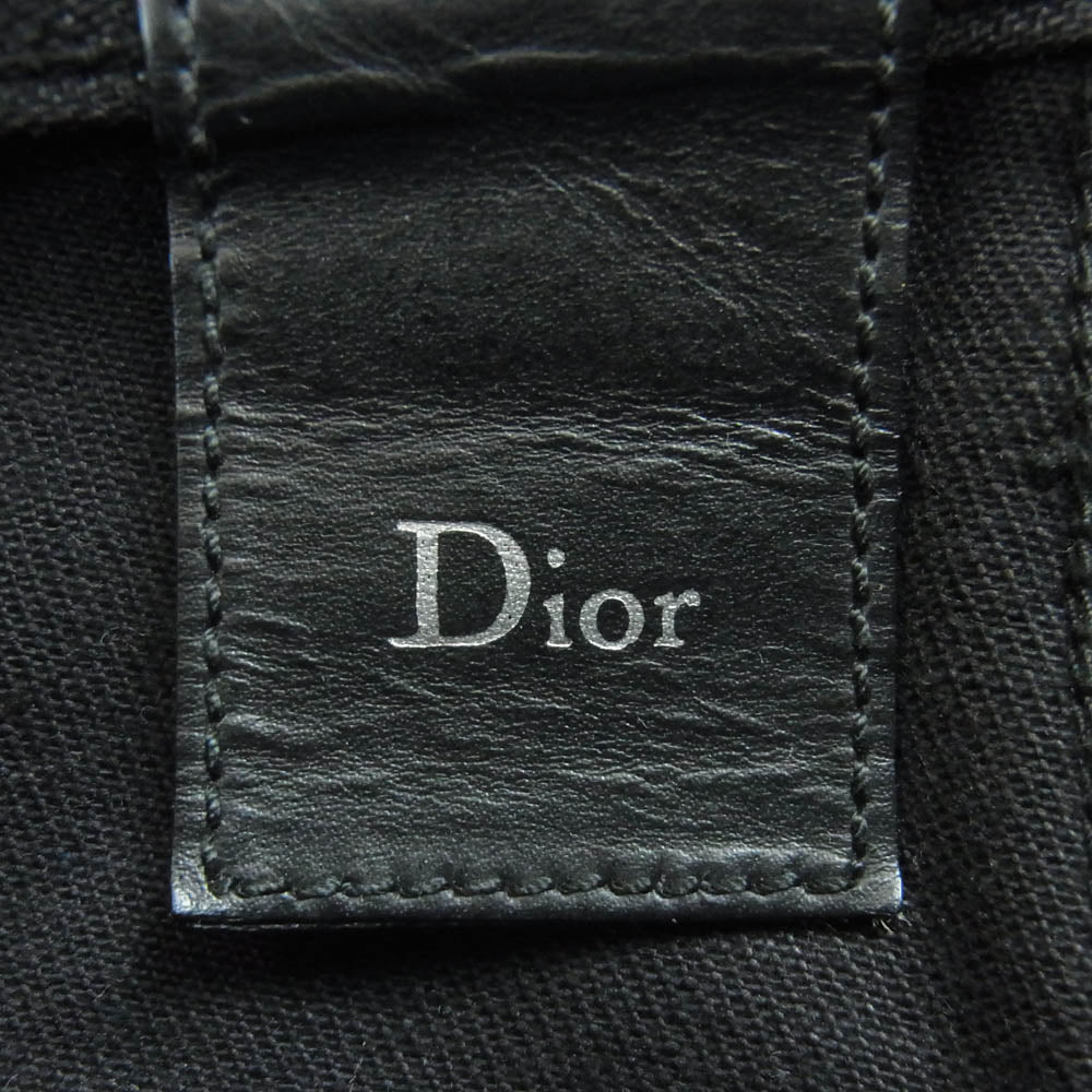 DIOR HOMME ディオールオム 07AW エディ期 コーティング 加工 デニム パンツ コットン 日本製 ブラック系 27【中古】