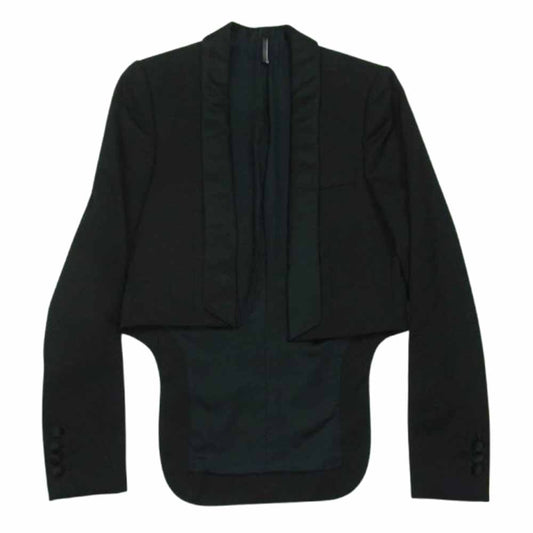 DIOR HOMME ディオールオム 06SS 6EF2028020 エディ期 スワローテイル タキシード 燕尾 ジャケット ブラック系 40【中古】