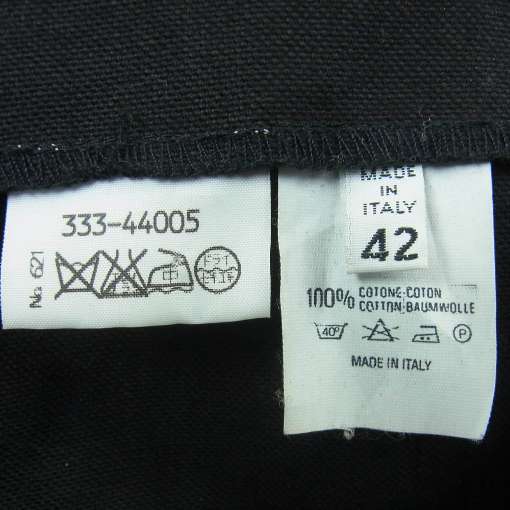 MAISON MARTIN MARGIELA メゾンマルタンマルジェラ 98SS 333-44005 白タグ 平面期 アーカイブ フラットガーメント ジャケット ブラック系 42【中古】