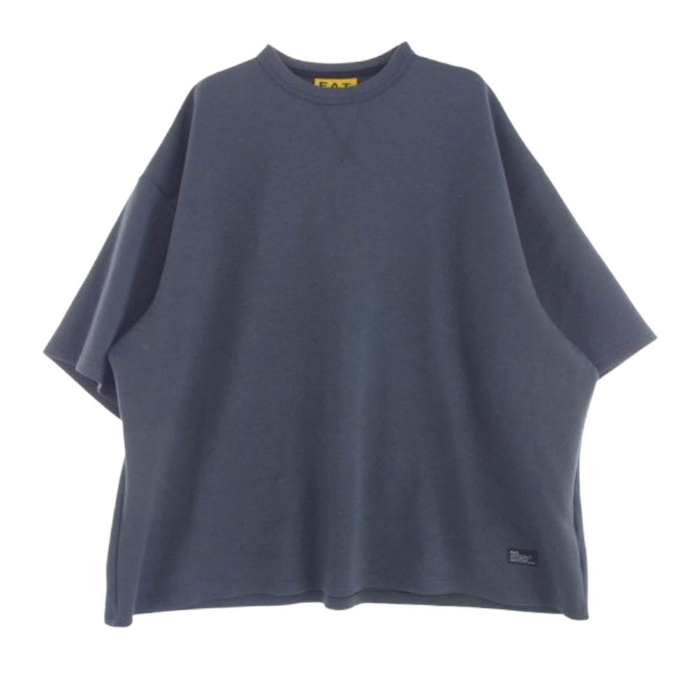 FAT エフエーティー F32410-CT24 MEGACHUBB ビッグシルエット ボックスシルエット ダブルニット 半袖  Tシャツ グレー系 jumbo【中古】
