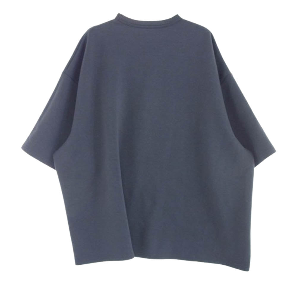 FAT エフエーティー F32410-CT24 MEGACHUBB ビッグシルエット ボックスシルエット ダブルニット 半袖  Tシャツ グレー系 jumbo【中古】