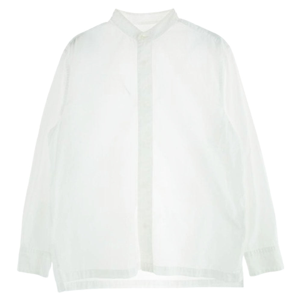 CABaN キャバン WS017 スタンドカラー 長袖 シャツ ホワイト系 M【中古】