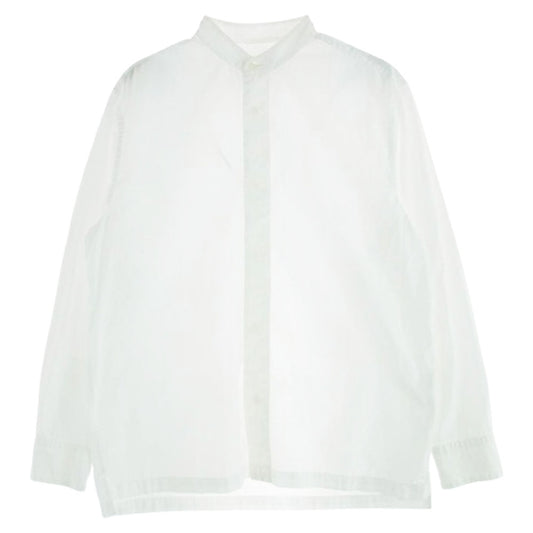 CABaN キャバン WS017 スタンドカラー 長袖 シャツ ホワイト系 M【中古】