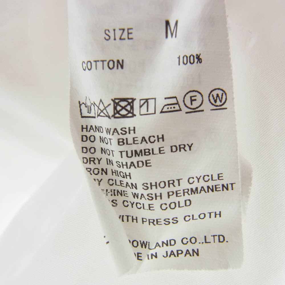 CABaN キャバン WS017 スタンドカラー 長袖 シャツ ホワイト系 M【中古】