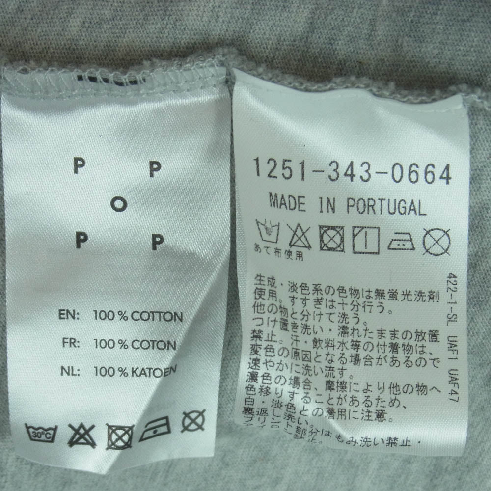 ポップトレーディングカンパニー 23SS POPSS23_02-035 car tee カー プリント 半袖 Tシャツ グレー系 M【美品】【中古】